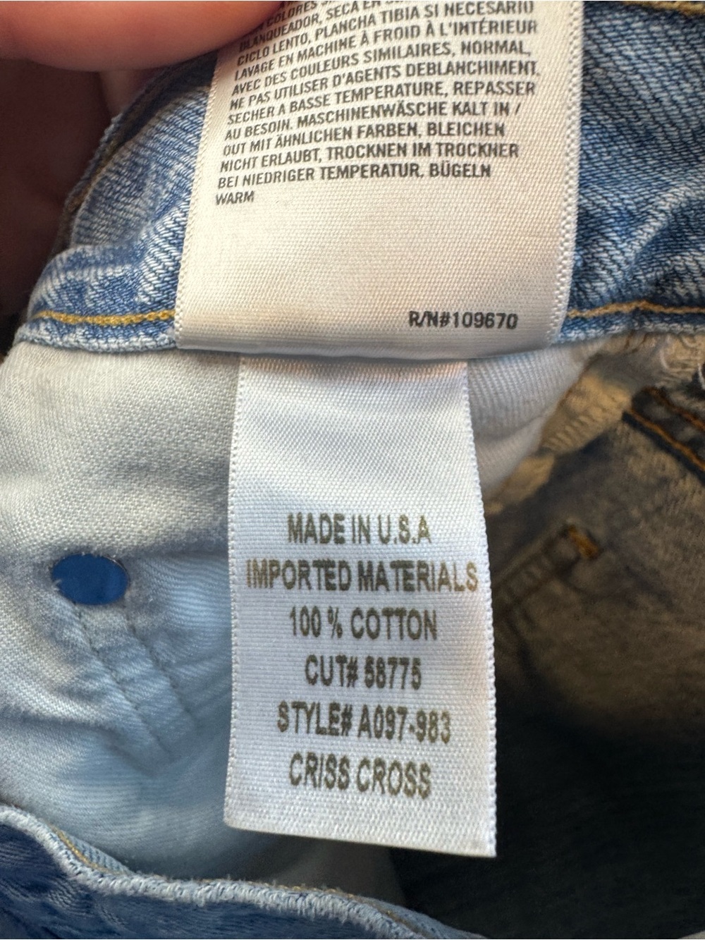 AGOLDE Criss Cross Upsized Jeans - Picture 8 of 8